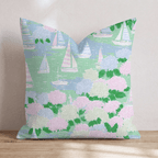 Nantucket Sail Throw Pillow - Hillcroft Home