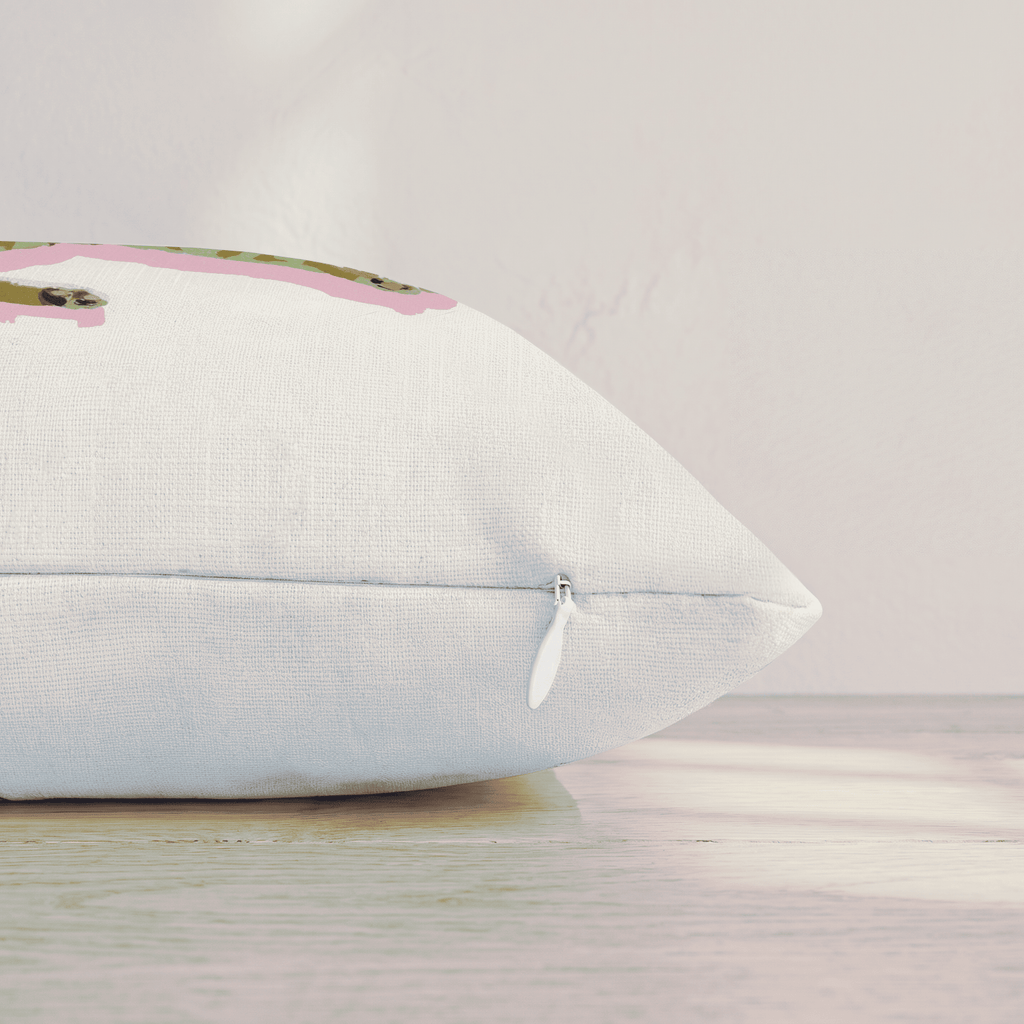 Napping Chester Throw Pillow throw pillow - Hillcroft Home
