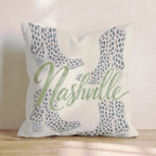 Nashville Boots Throw Pillow - Hillcroft Home