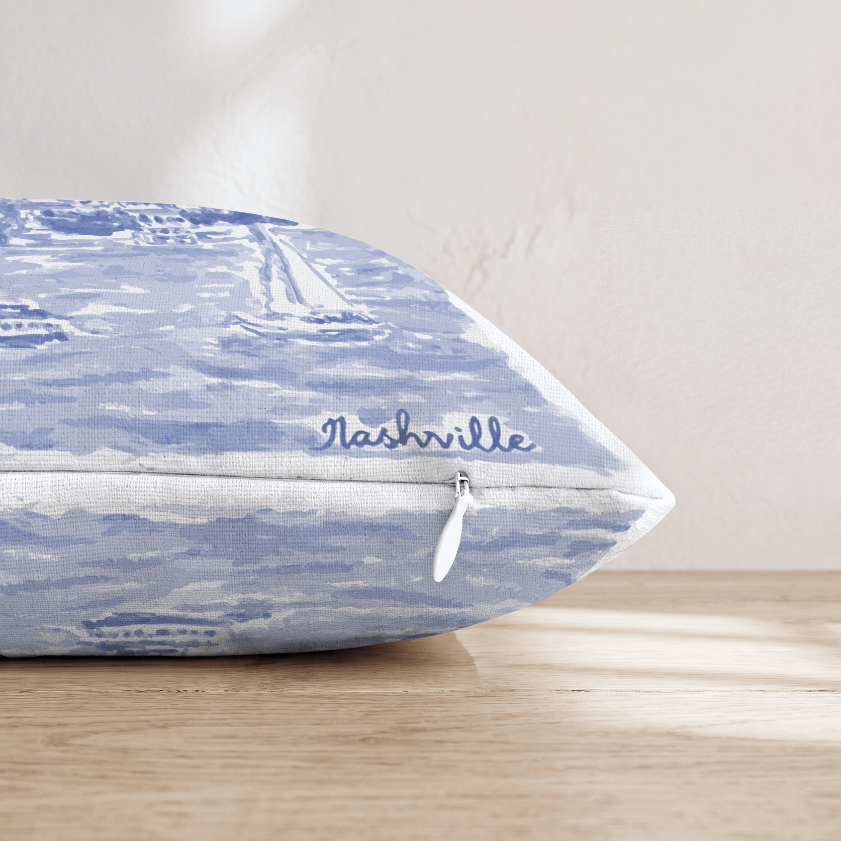 Nashville Waters Throw Pillow - Hillcroft Home