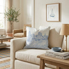 Nashville Waters Throw Pillow - Hillcroft Home