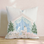 Nativity in Pastel Throw Pillow - Hillcroft Home