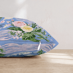 Nautical Collage Throw Pillow - Hillcroft Home