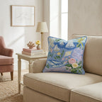 Nautical Collage Throw Pillow - Hillcroft Home