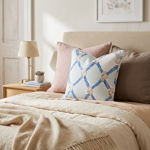 Nautical Rope Repeat Throw Pillow - Hillcroft Home