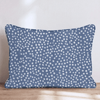Navy Blue Fawn Throw Pillow throw pillow - Hillcroft Home