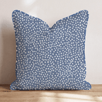 Navy Blue Fawn Throw Pillow throw pillow - Hillcroft Home