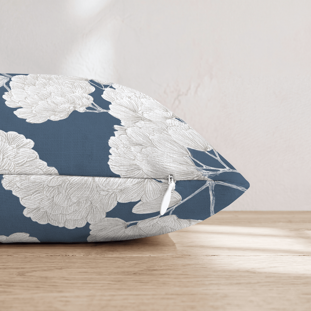 Navy Blue Sunrise Throw Pillow - Hillcroft Home