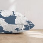 Navy Blue Sunrise Throw Pillow - Hillcroft Home