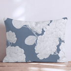 Navy Blue Sunrise Throw Pillow - Hillcroft Home