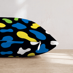 Neon Cow Party Throw Pillow - Hillcroft Home