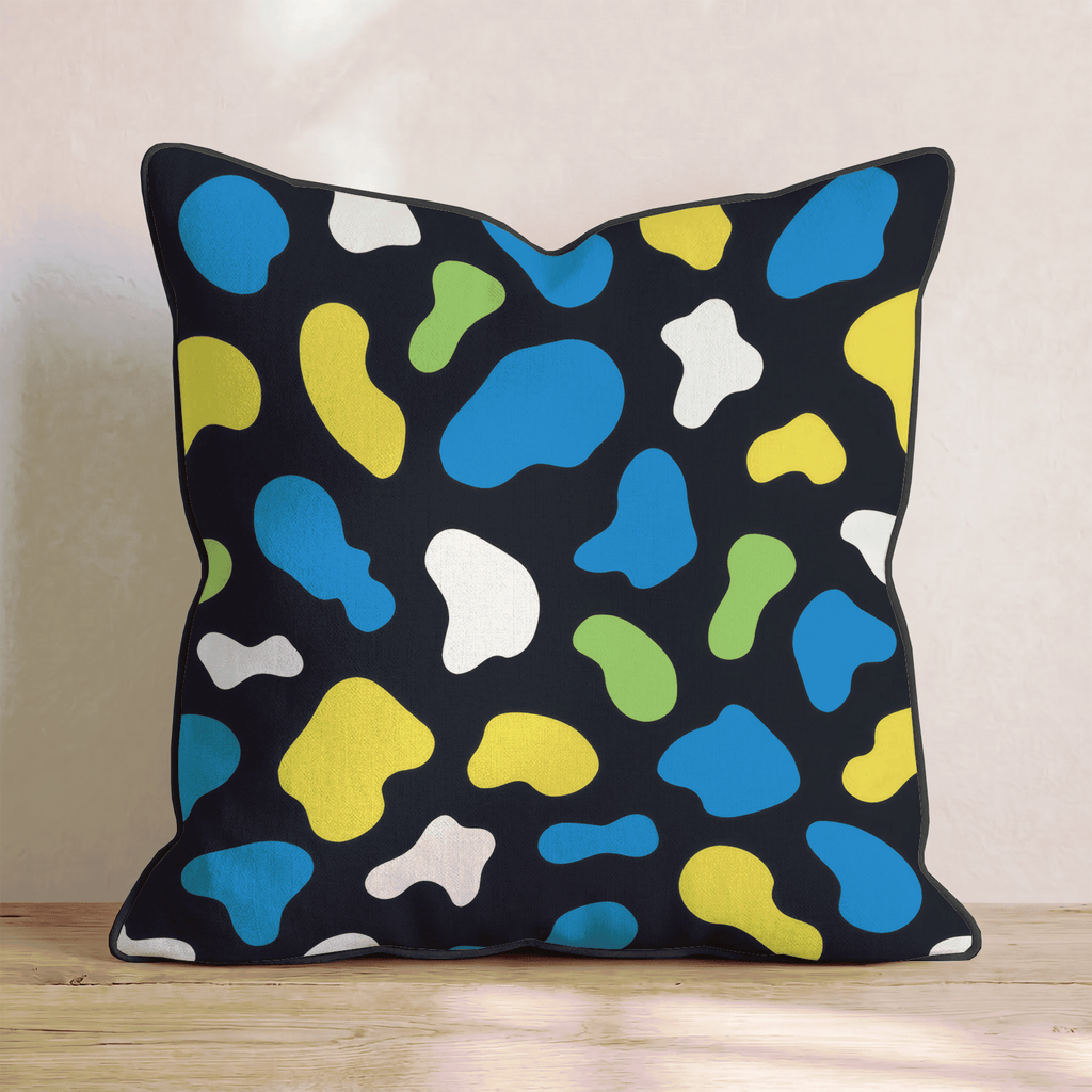 Neon Cow Party Throw Pillow - Hillcroft Home