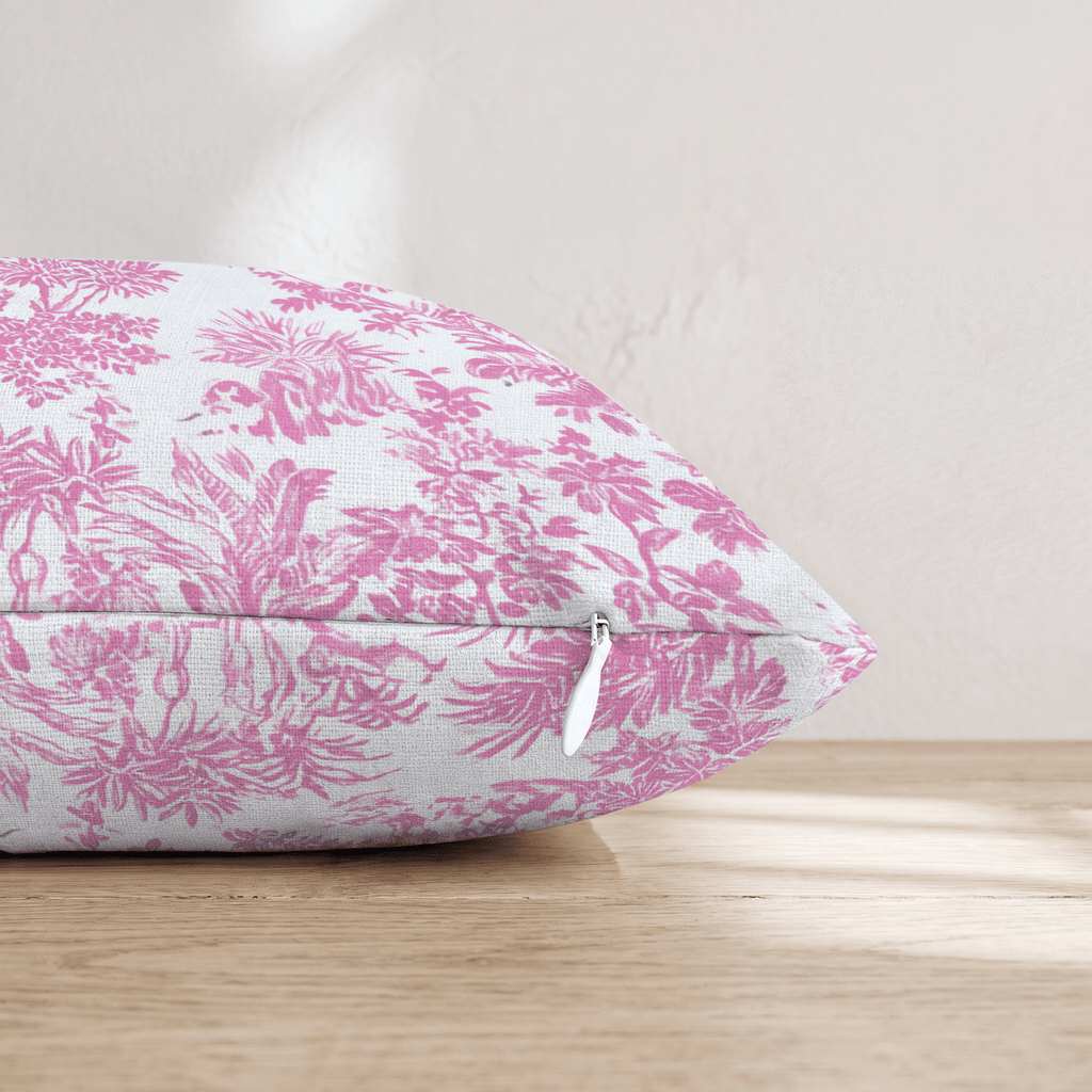 Neon Palms Throw Pillow - Hillcroft Home