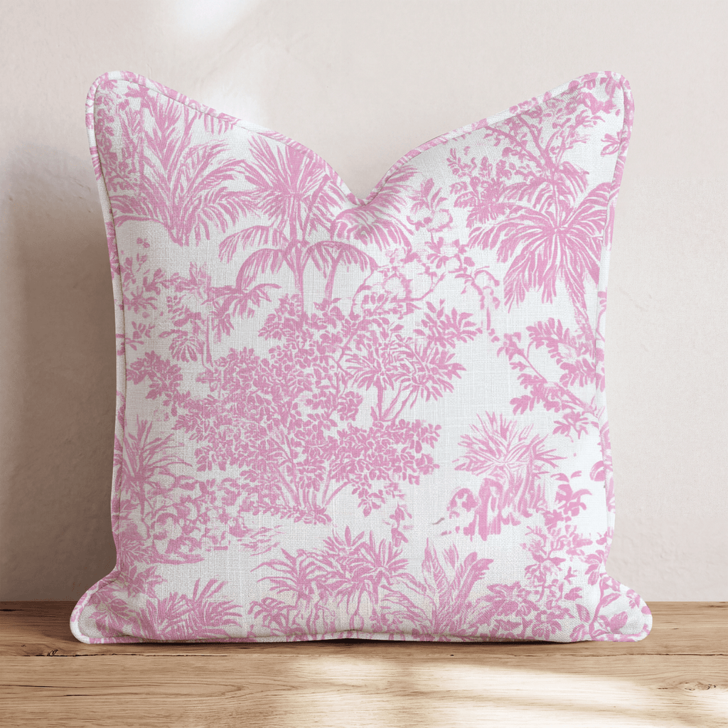 Neon Palms Throw Pillow - Hillcroft Home