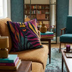 Neon Zebra Eye Throw Pillow - Hillcroft Home