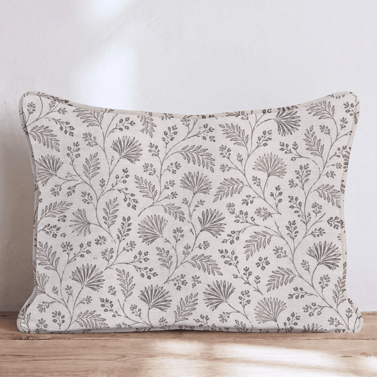 Neutral Botanicals Throw Pillow throw pillow - Hillcroft Home