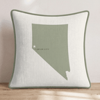 Nevada State Capital Throw Pillow - Hillcroft Home