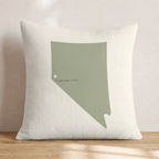 Nevada State Capital Throw Pillow - Hillcroft Home