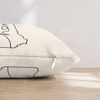 New Hampshire Home Throw Pillow - Hillcroft Home