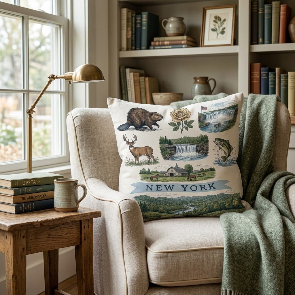 New York Gallery Throw Pillow - Hillcroft Home