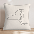New York Home Throw Pillow - Hillcroft Home