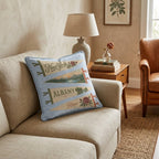 New York Pennant Throw Pillow - Hillcroft Home