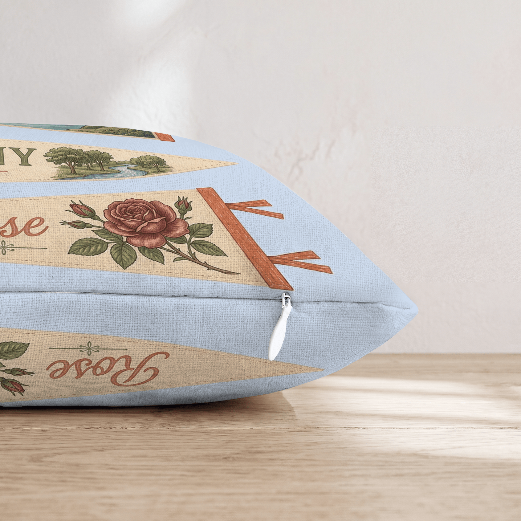 New York Pennant Throw Pillow - Hillcroft Home
