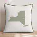 New York State Capital Throw Pillow - Hillcroft Home