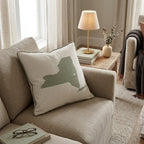 New York State Capital Throw Pillow - Hillcroft Home