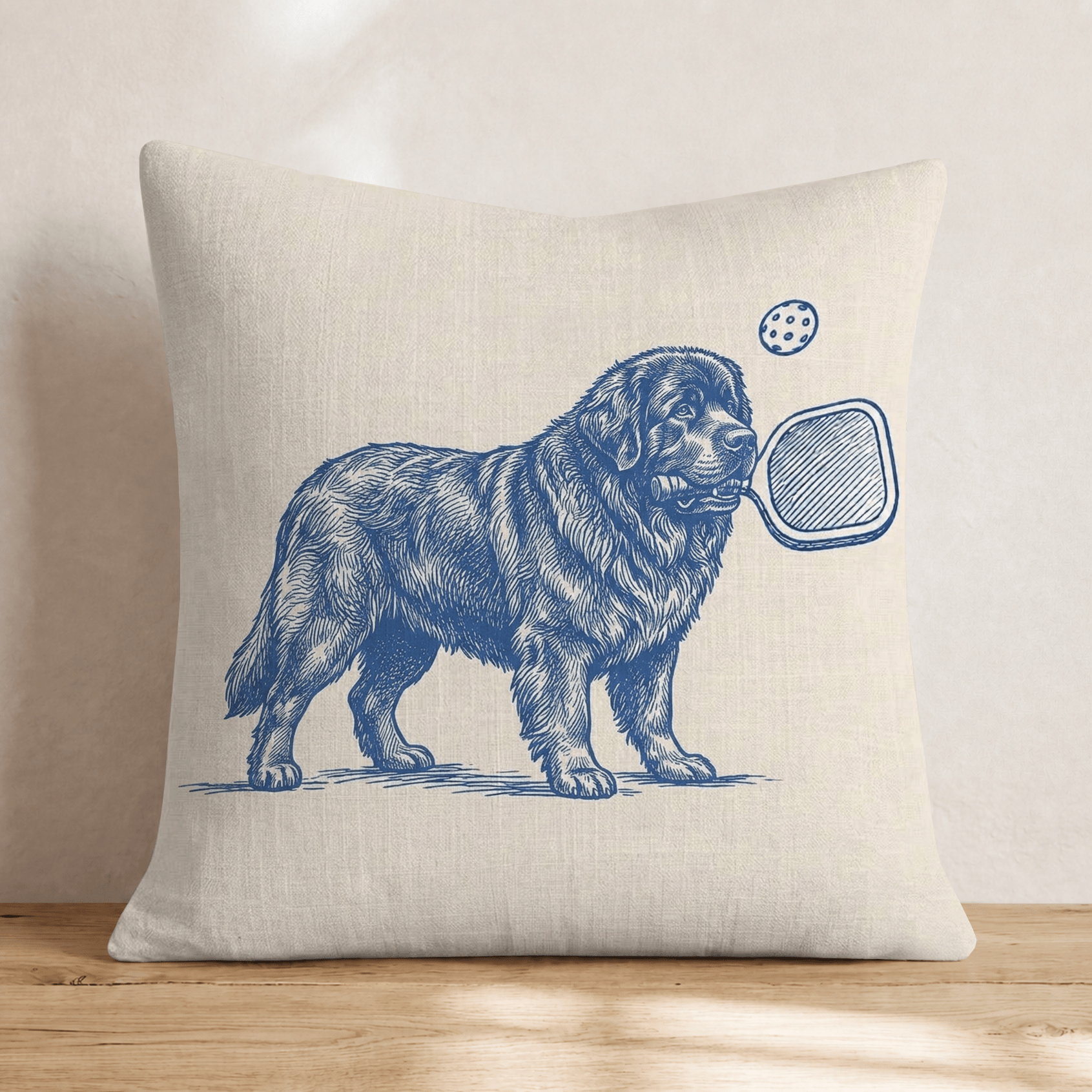 Newfoundland Pickleball Throw Pillow - Hillcroft Home