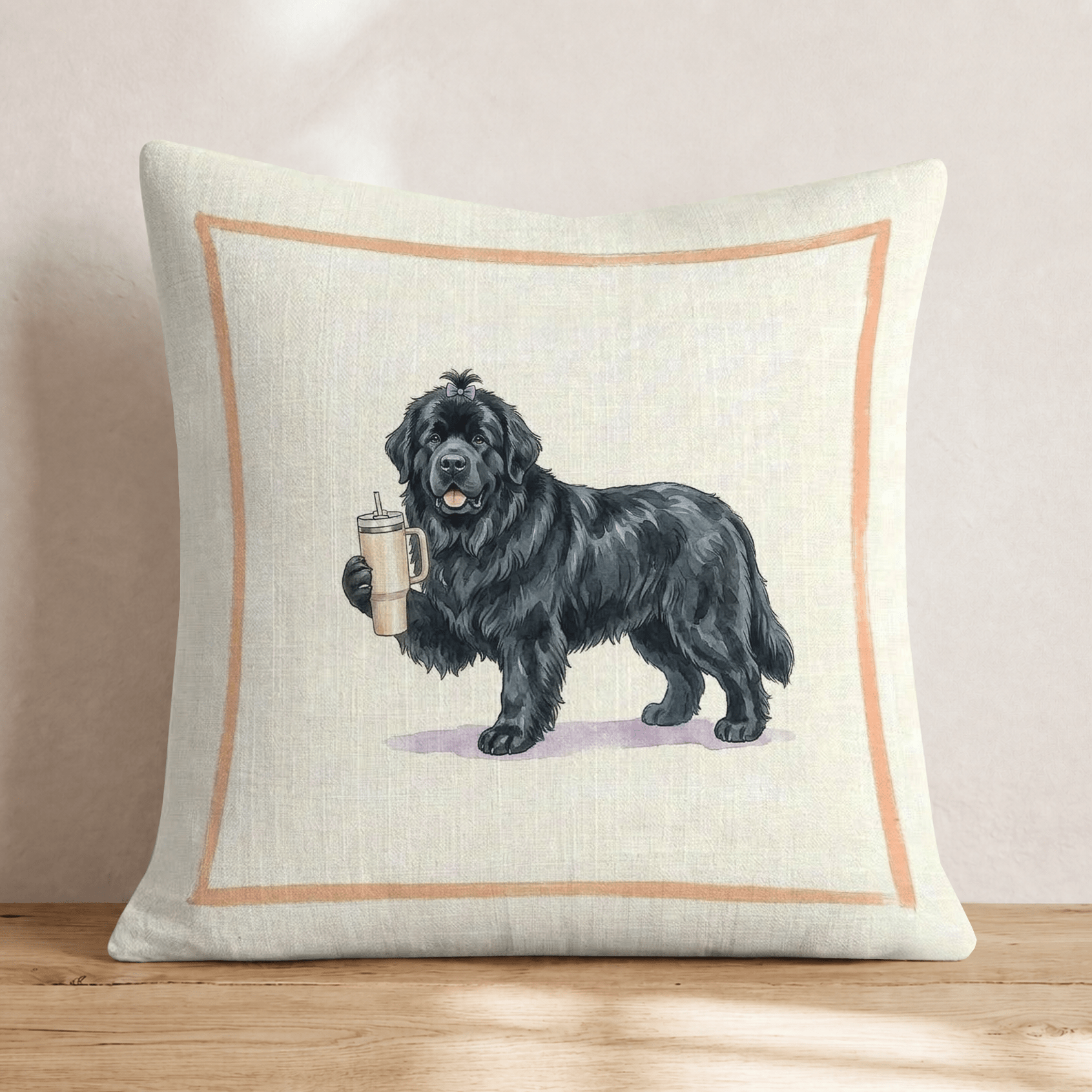 Newfoundland Tumbler Throw Pillow - Hillcroft Home