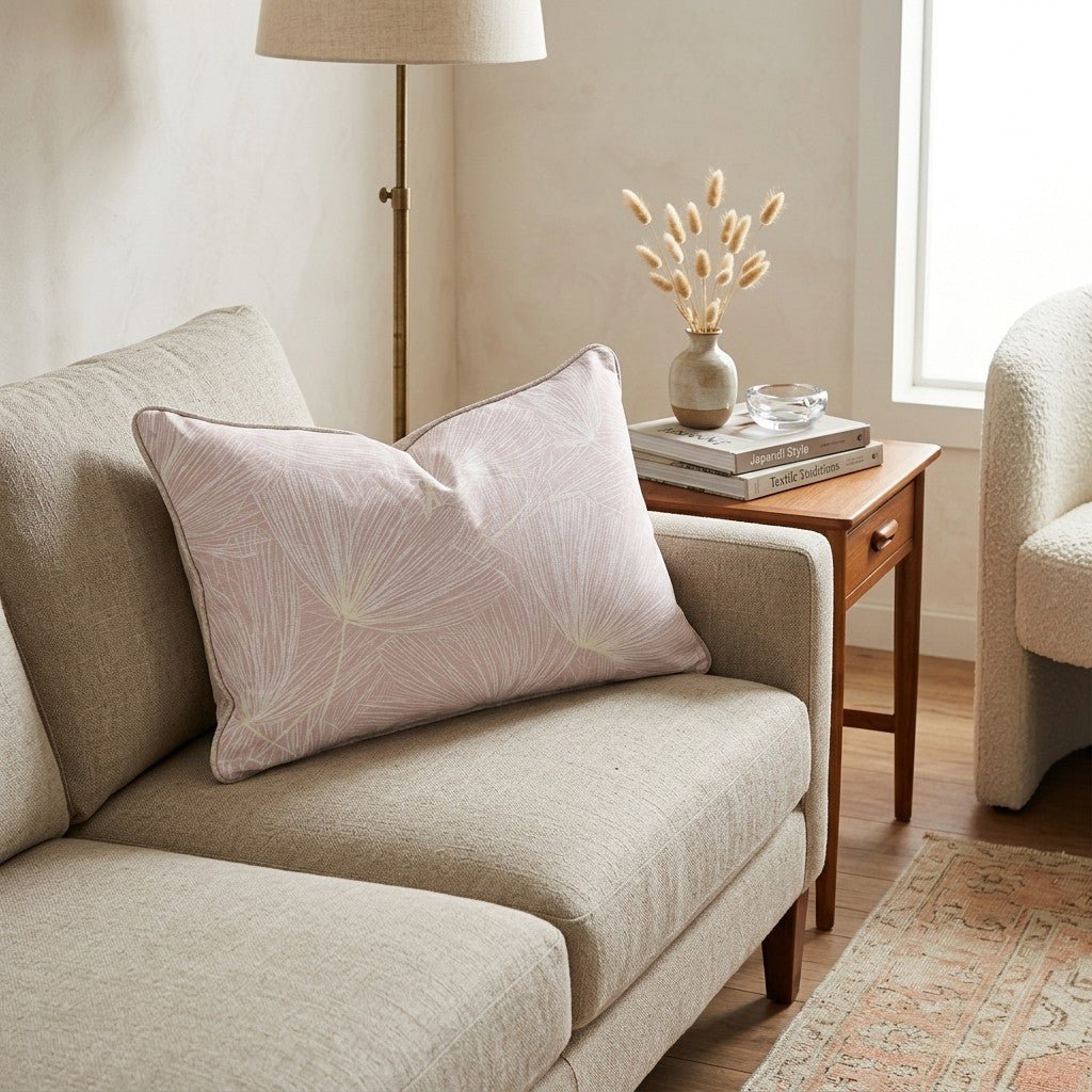 Nicole Pink Throw Pillow - Hillcroft Home