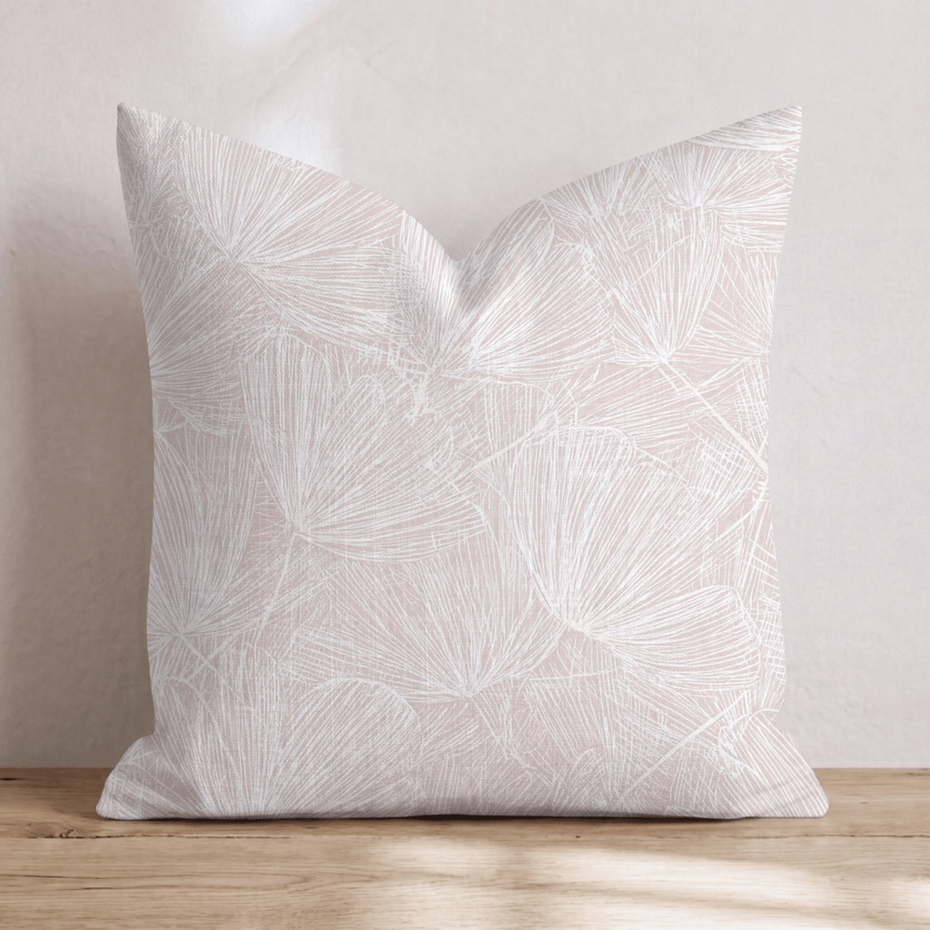 Nicole Pink Throw Pillow - Hillcroft Home