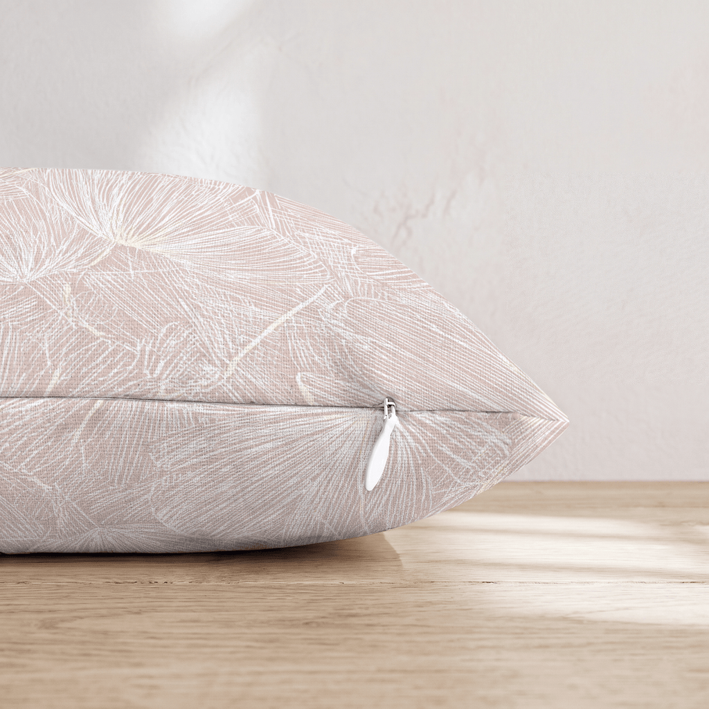 Nicole Pink Throw Pillow - Hillcroft Home