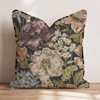 Night Blooms Throw Pillow throw pillow - Hillcroft Home
