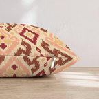Niles Ikat Throw Pillow - Hillcroft Home