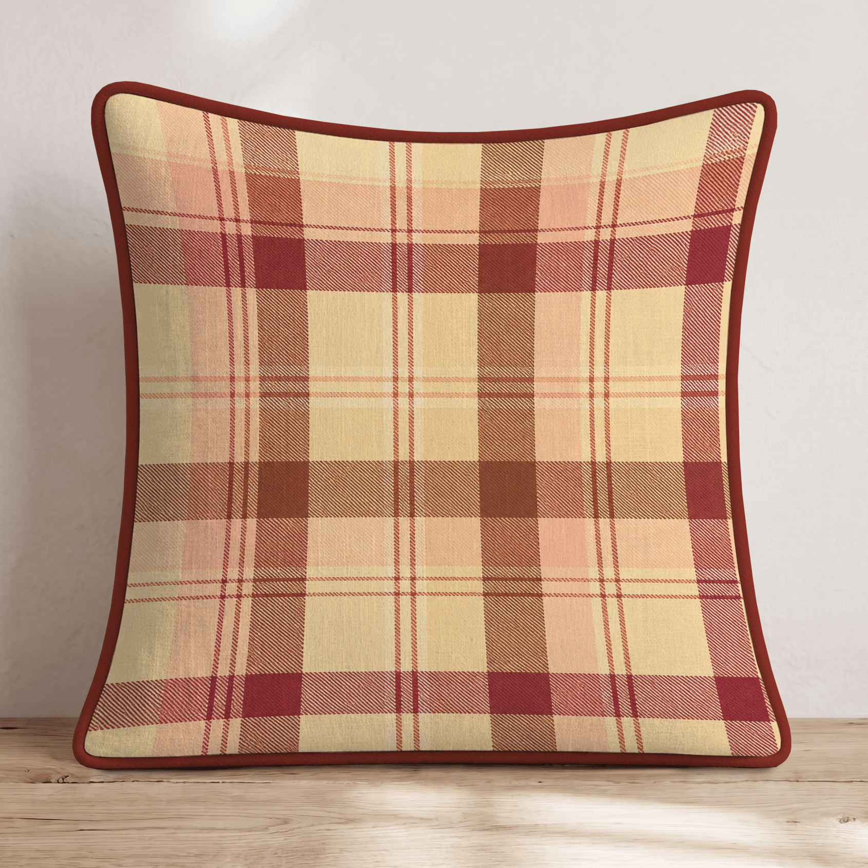 Niles Tartan Throw Pillow - Hillcroft Home