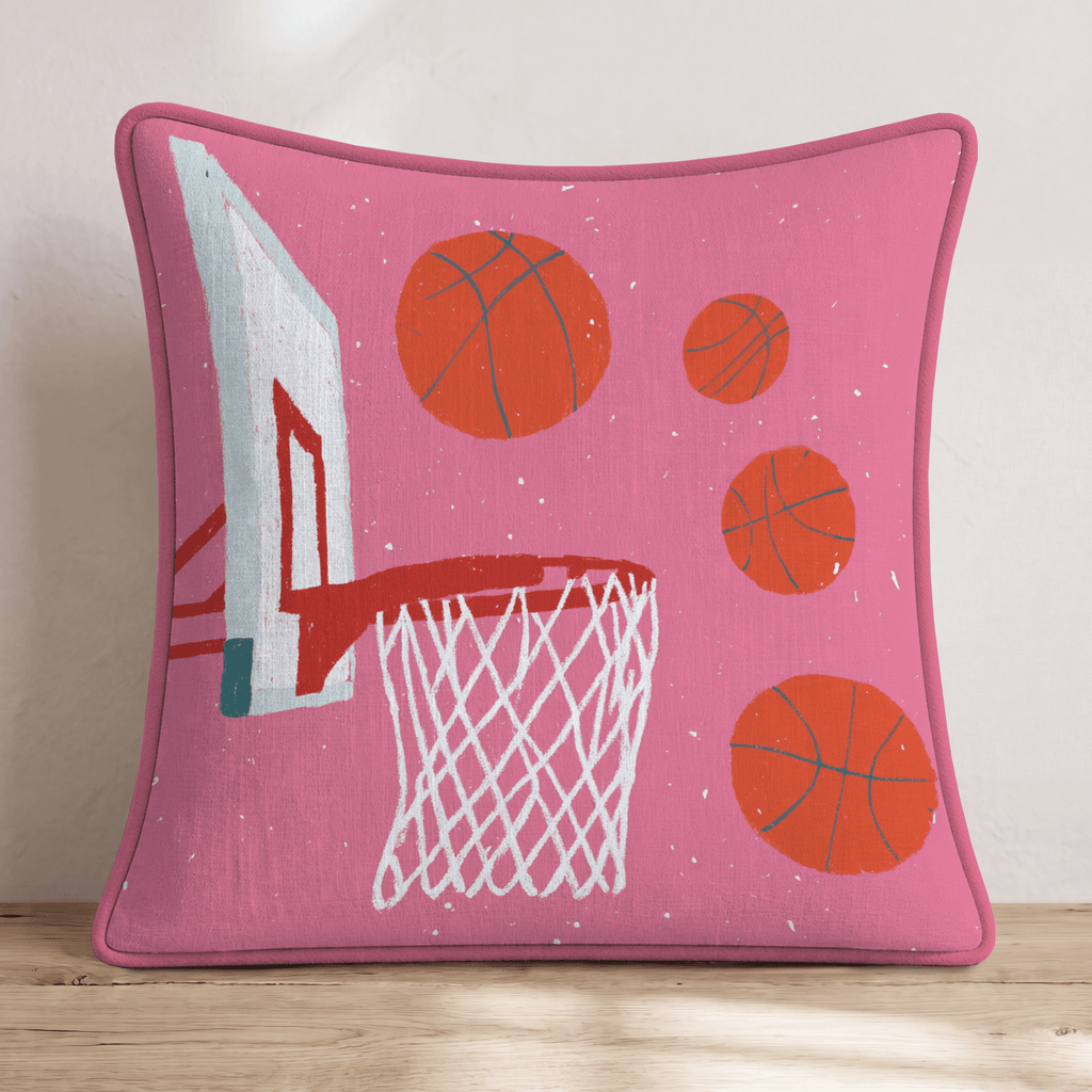 No Look Pass Throw Pillow - Hillcroft Home