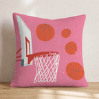 No Look Pass Throw Pillow - Hillcroft Home