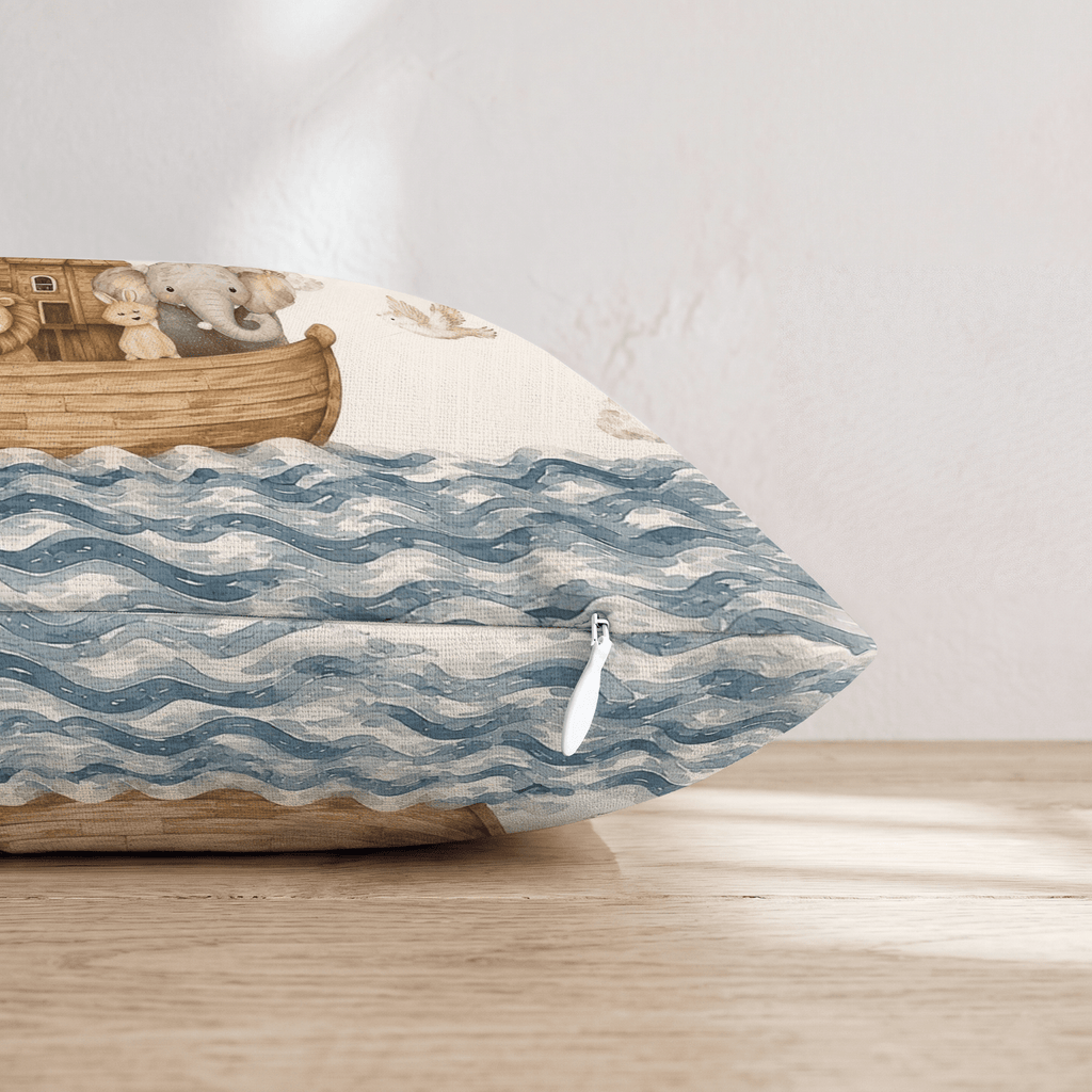 Noahs Ark Throw Pillow - Hillcroft Home