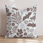 Nocturnal Botanical Throw Pillow - Hillcroft Home