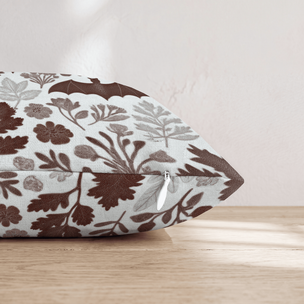 Nocturnal Botanical Throw Pillow - Hillcroft Home