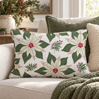 Noel Garden Throw Pillow throw pillow - Hillcroft Home