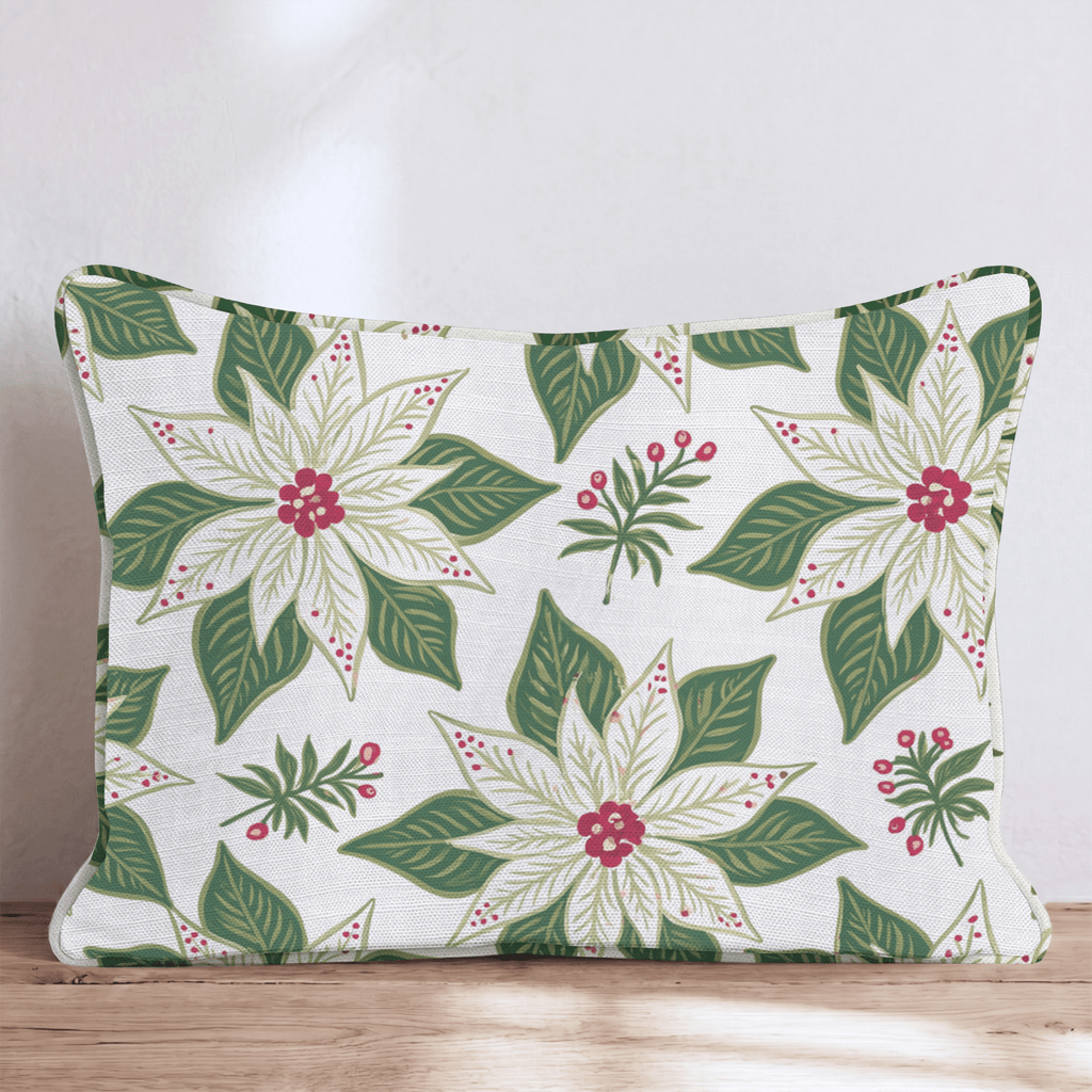 Noel Garden Throw Pillow throw pillow - Hillcroft Home