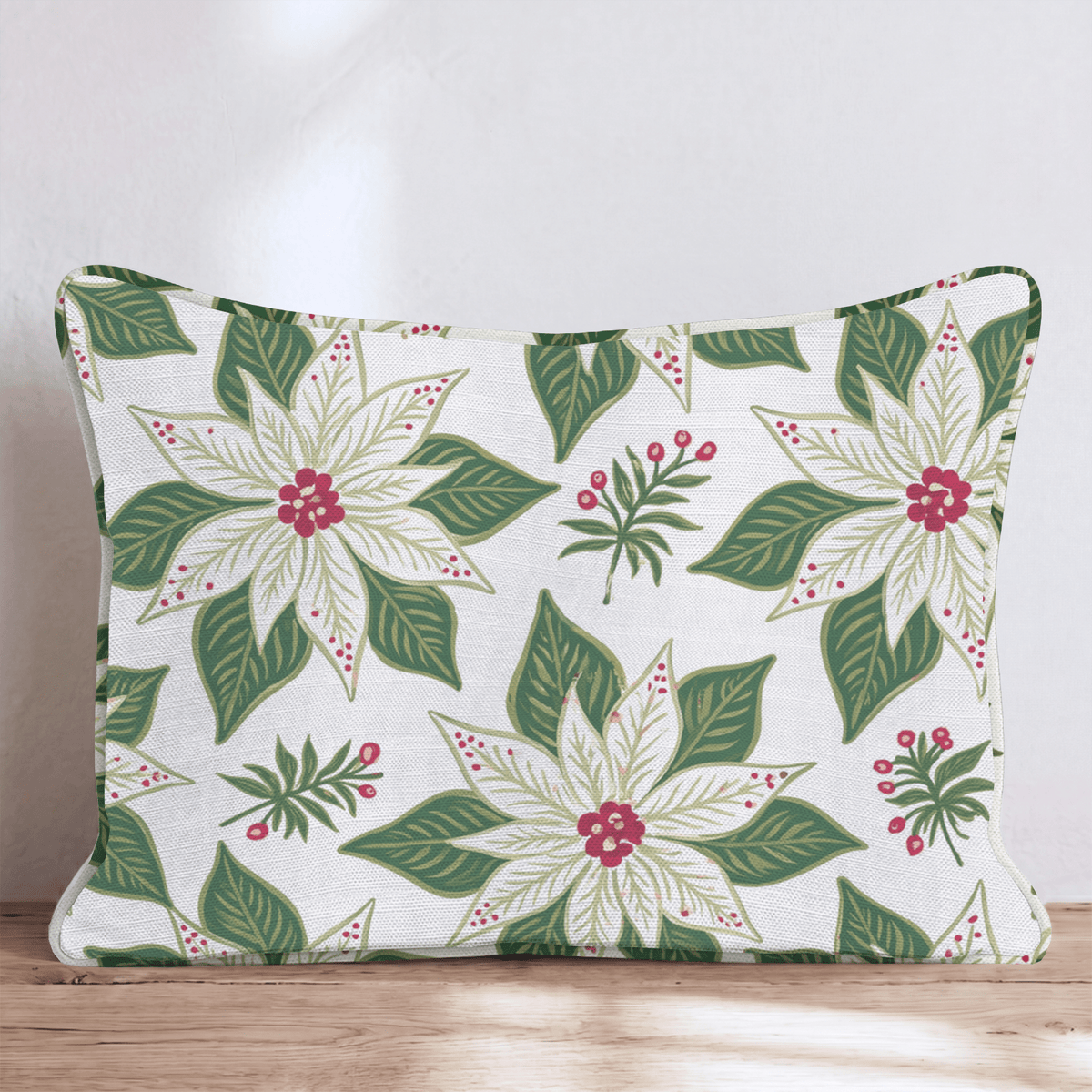 Noel Garden Throw Pillow throw pillow - Hillcroft Home