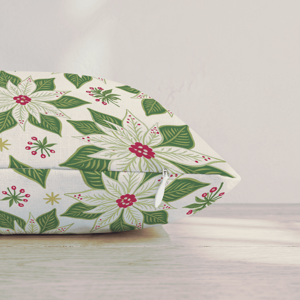 Noel Garden Throw Pillow throw pillow - Hillcroft Home