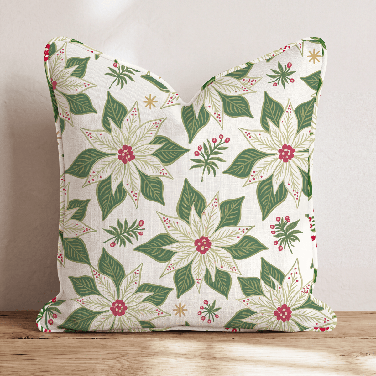 Noel Garden Throw Pillow throw pillow - Hillcroft Home
