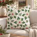 Noel Garden Throw Pillow throw pillow - Hillcroft Home