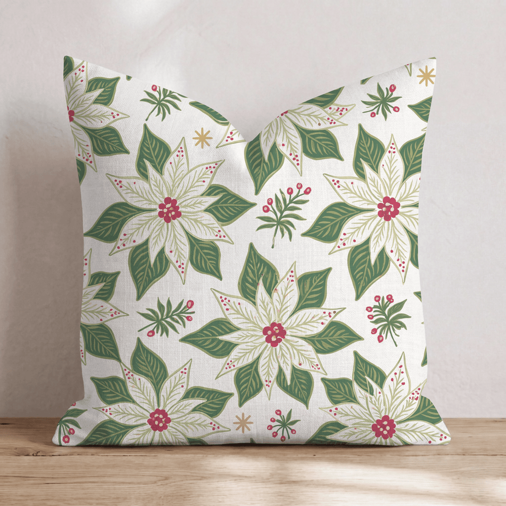 Noel Garden Throw Pillow throw pillow - Hillcroft Home