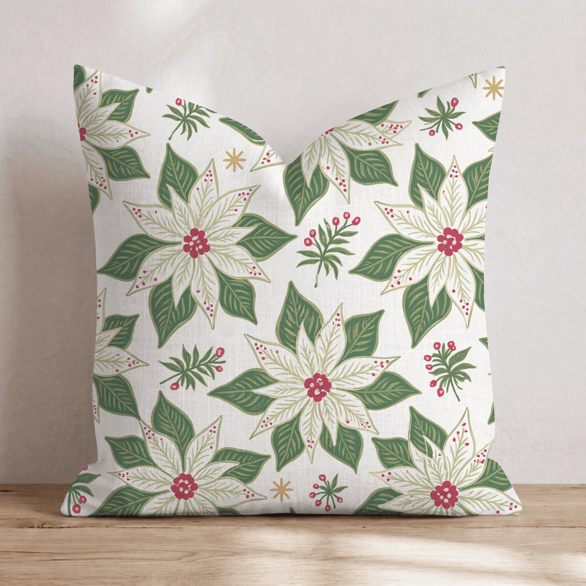 Noel Garden Throw Pillow throw pillow - Hillcroft Home